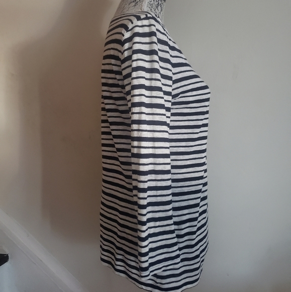 Tory Burch Linen Striped Sweater - Picture 5 of 9